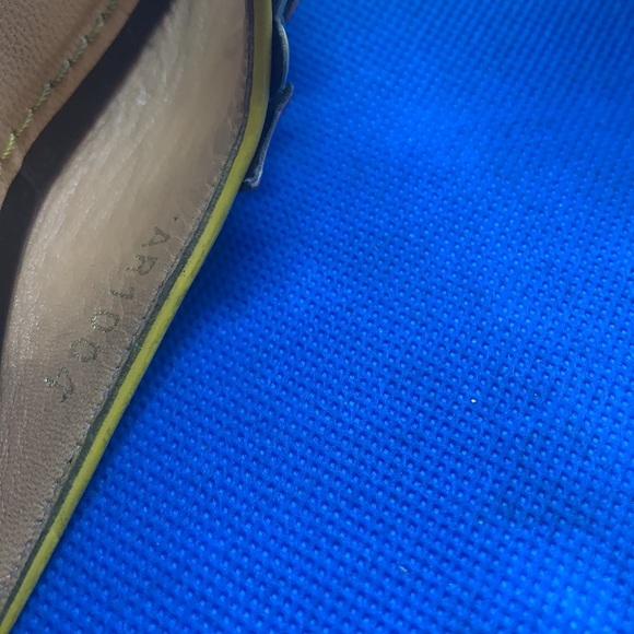 LOUIS VUITTON Leather Flower Patterm Open-Toe Mule Sandals EUR 37 1/2 - Picture 9 of 16